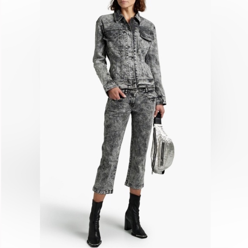 NWT Norma Kamali Cropped Boot leg- 2